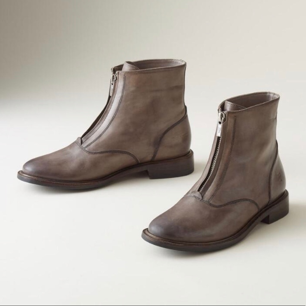 🆕 FRYE | Women Kelly Front Leather ZIP Bootie